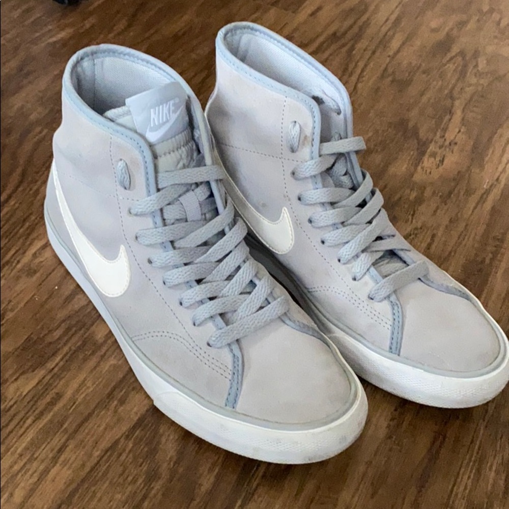 Nike Gray High Top Blazers Primo Court 6.5